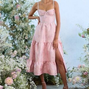 V. Chapman light pink Lorenza dress.